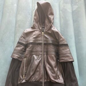 Givenchy Two-Tone Leather Jacket